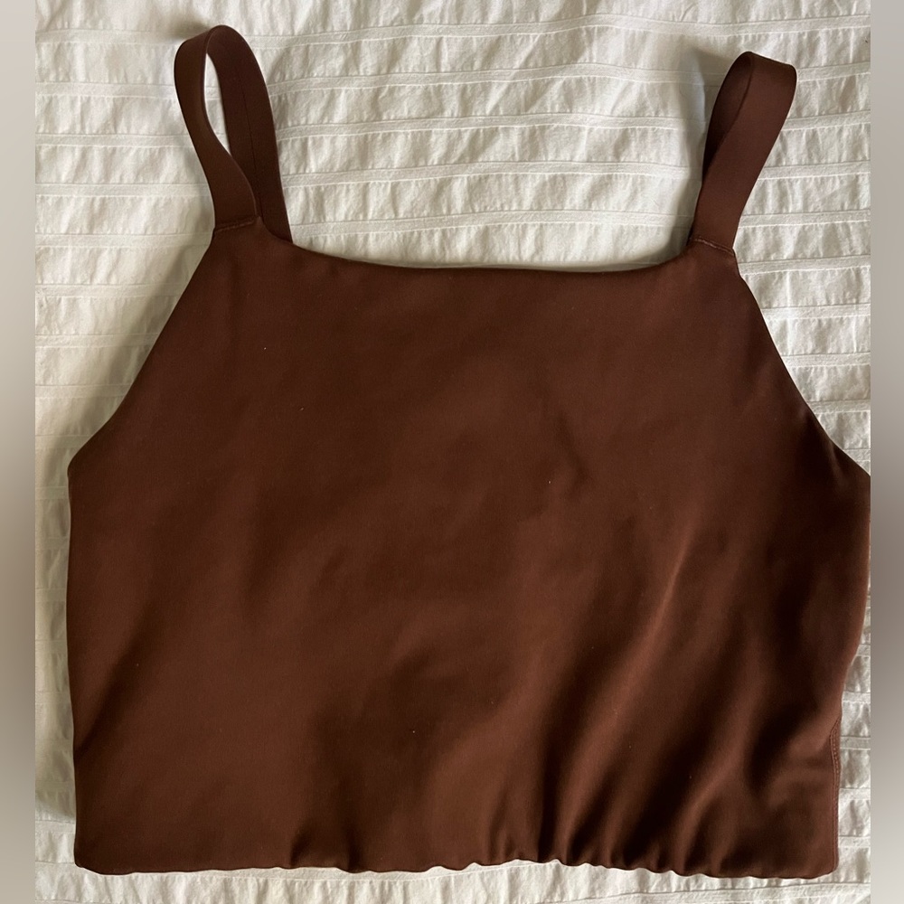 Girlfriend Collective tank - sports bra, size S